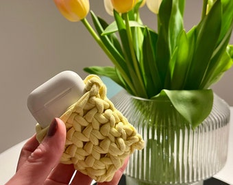 Crochet AirPod Case/Cover/Protection for AirPods/Crochet AirPods Bag