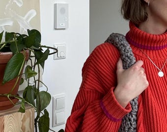 AENNI_Shopper // Crocheted large crochet shoulder bag // Handmade crochet bag // Shopper