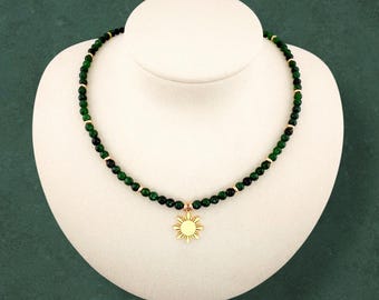 Green Jade Necklace | Natural Jade Pendant Jewelry