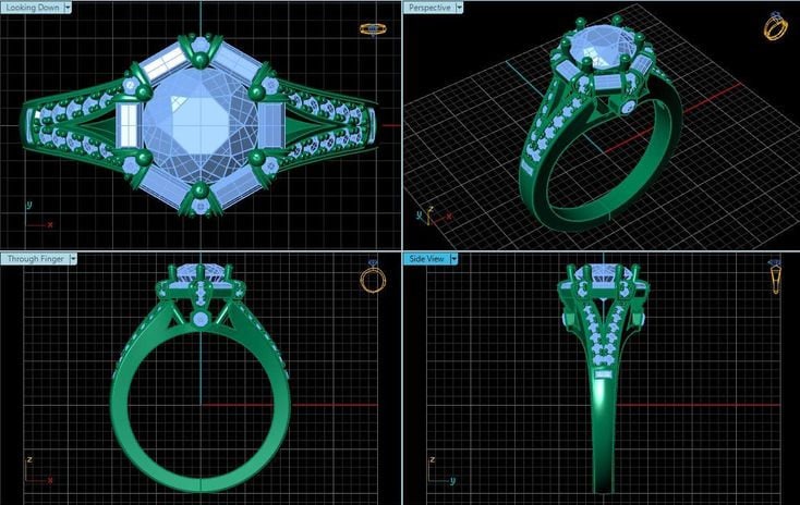 Custom Designed Jewelry 3D CAD Design Jewelry Custom Jewelry - Etsy