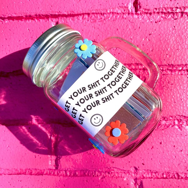 Goal Setting Jar Etsy