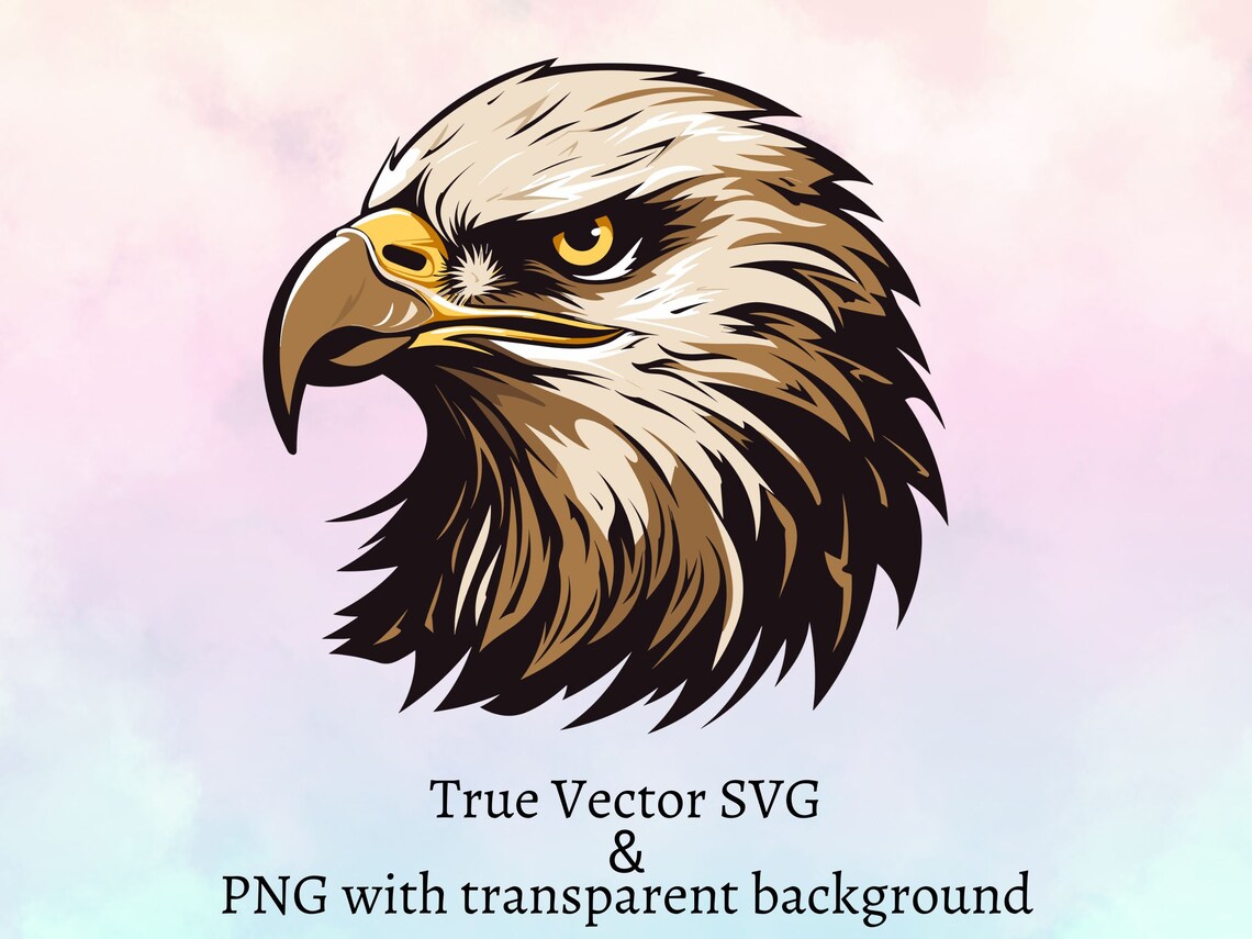 Eagle SVG Vector Files and Transparent PNG Bundle Free - Etsy
