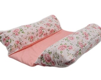 Chilly rest pillow l Pink roses