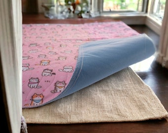 PipiPet Mat l absorbent and urine-proof animal mat l Cats l 90 x 75 cm