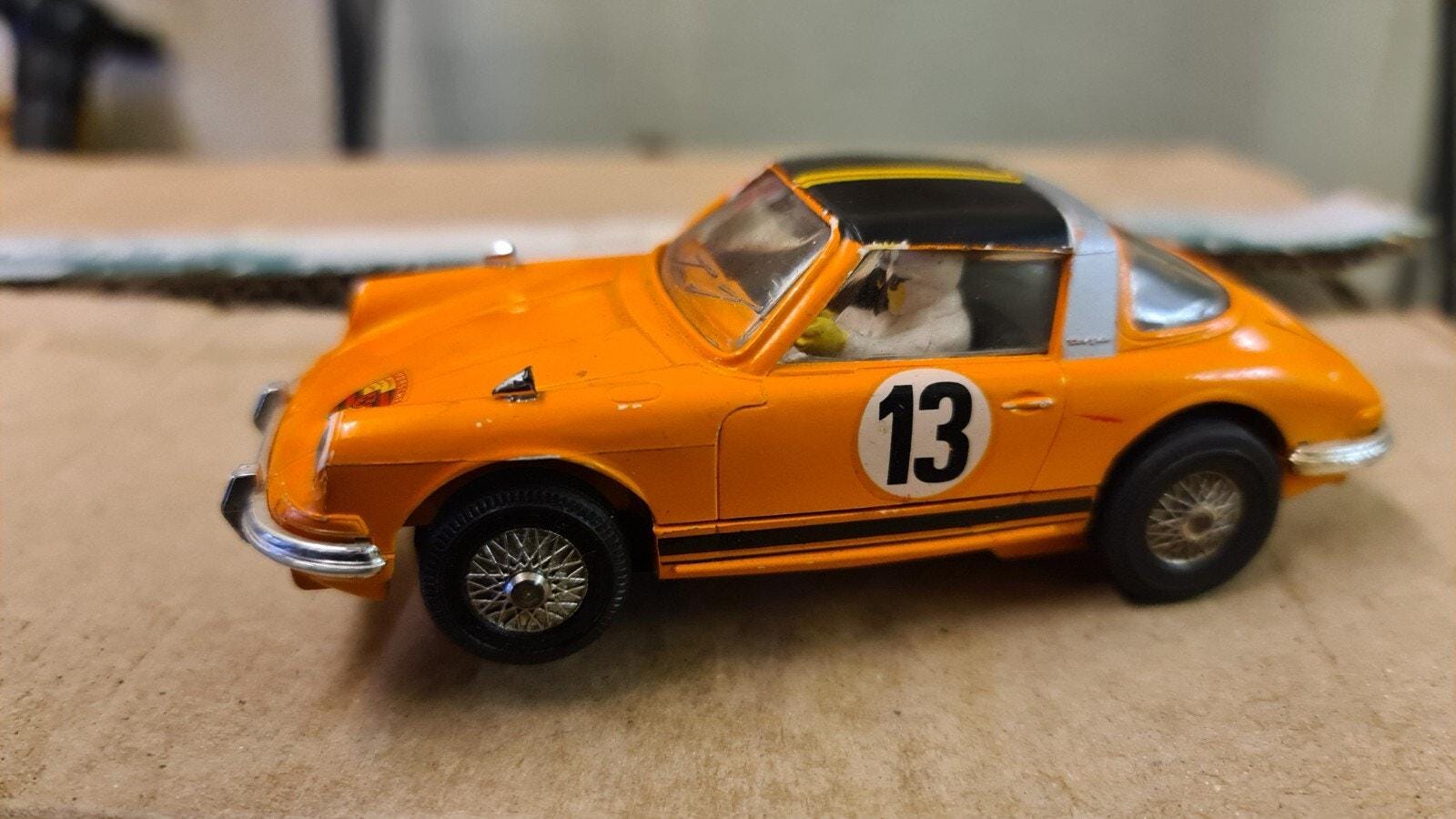 Rare Vintage Marklin Sprint Porsche 911 Targa 1/32 Slot Car in