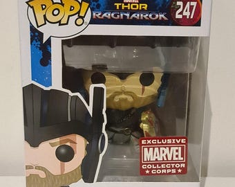 Funko Pop No 247 Marvel Thor Ragnarok In Pro Case