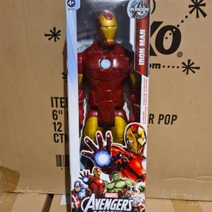 Marvel Action Figures Titan Hero Series Avengers Hasbro Iron Man 12" 30cm image 1