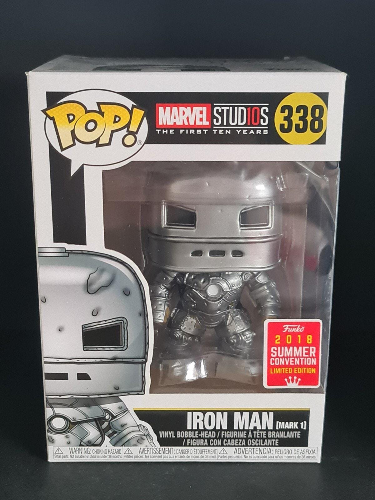 Funko Pop Marvel 338 Iron Man Mark 1 2018 SDCC Summer Convention