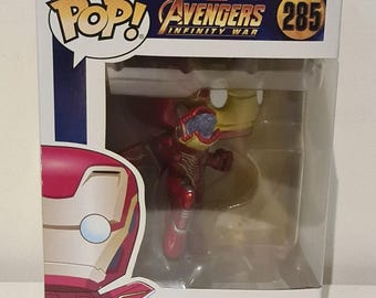 Funko Pop Marvel Avengers: Infinity War - Iron Man No 285 Used In Pro Case
