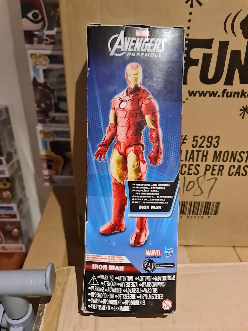 Marvel Action Figures Titan Hero Series Avengers Hasbro Iron Man 12" 30cm image 2