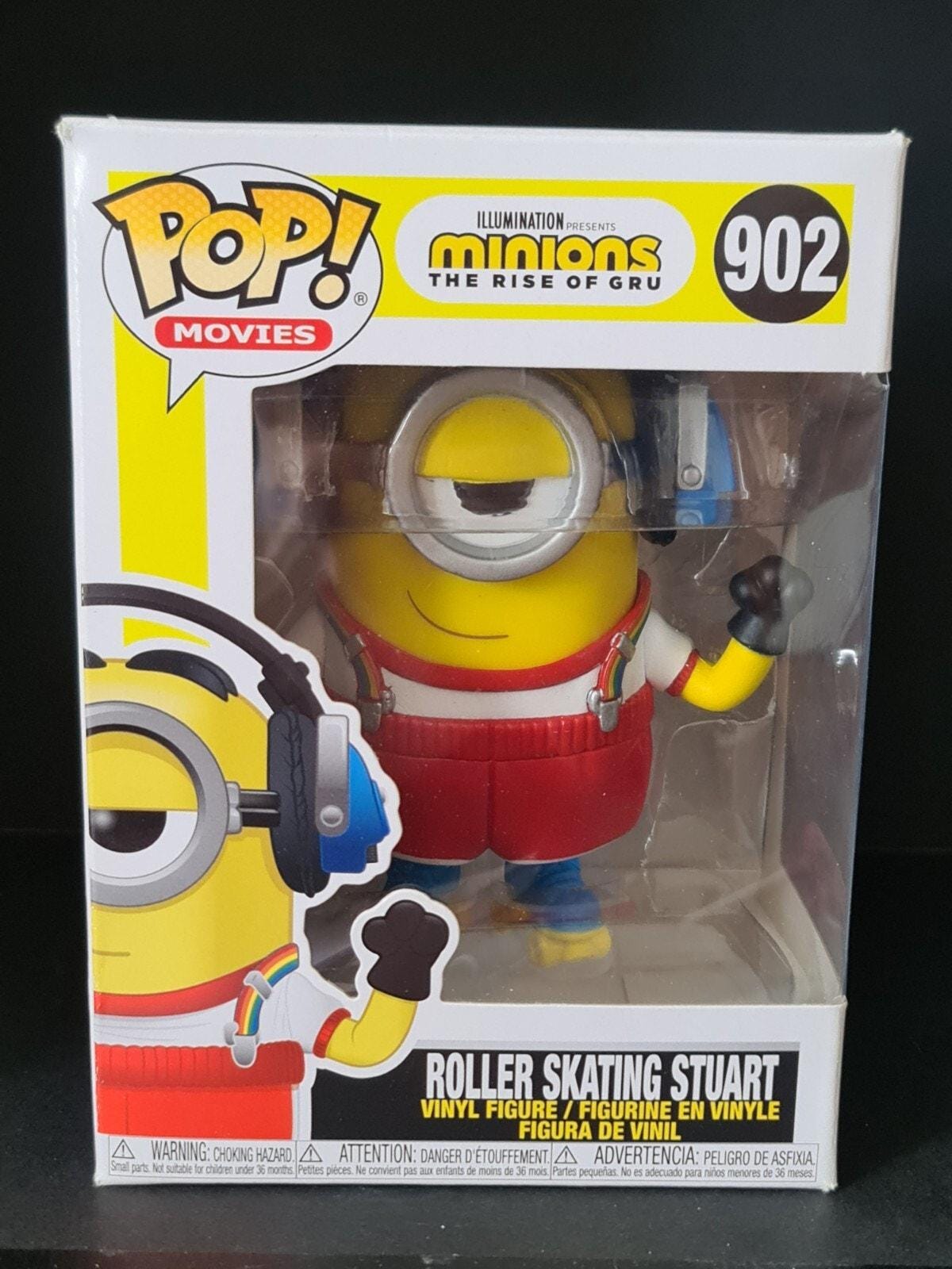 Funko Pop! Movies: Minions the Rise of Gru - Roller Skating Stuart