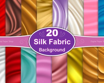 Papel digital satinado de lujo: Fondos con textura de seda brillante (descarga digital)