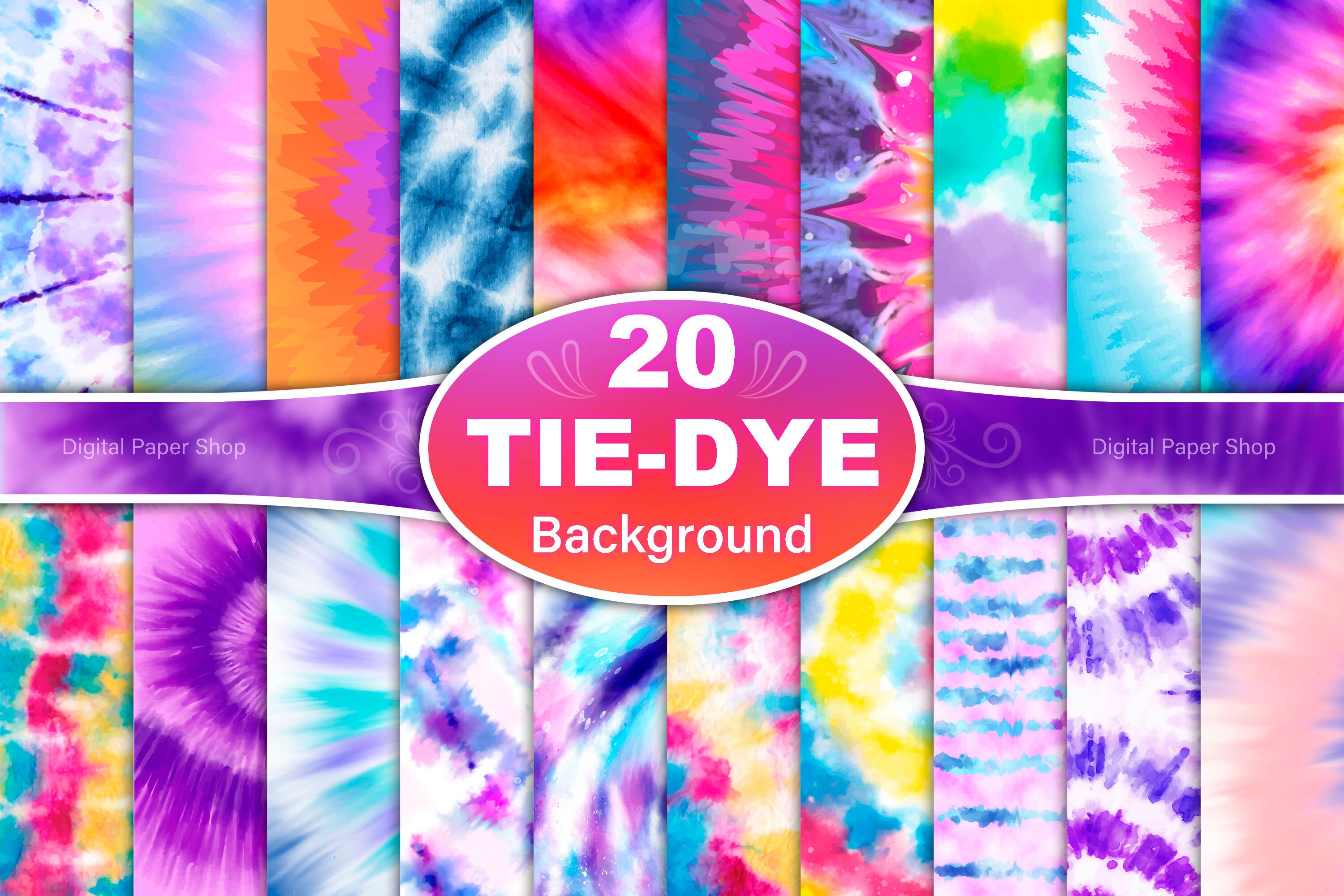 Tie Dye Background, Tie Dye Digital Paper, Tie Dye Texture, Tie-dye Pattern, Pastel Tie Dye ...
