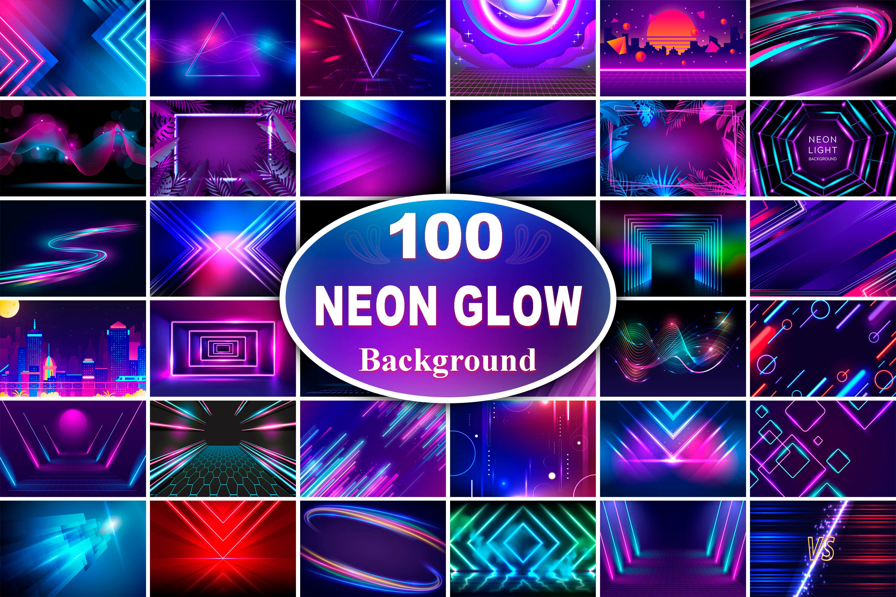 Neon led background deals