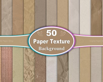 Brown Papier Texturen: Vintage Hintergründe (Digitaler Download)