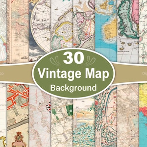 Kartenhintergrund, Vintage Kartenhintergrund, Weltkarte Digitales Papier, Digitale Karten, Antike Weltkarten, Historische Karten, Kartenbilder, Alte Seekarte