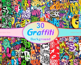 Graffiti Background, Graffiti Pattern, Graffiti Art, Graffiti Wall Background, Graffiti Digital Paper, Digital Graffiti, Graffiti Wallpaper
