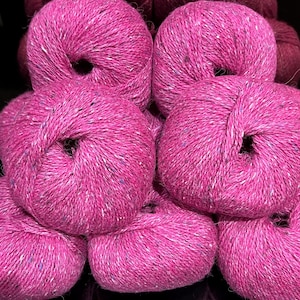 Rowan Felted Tweed DK Merino Alpaca Wool 183 Peony shade, 10 x 50g New Without Tags