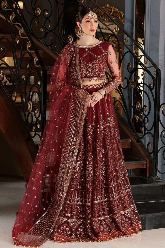 Pc wedding best sale lehenga