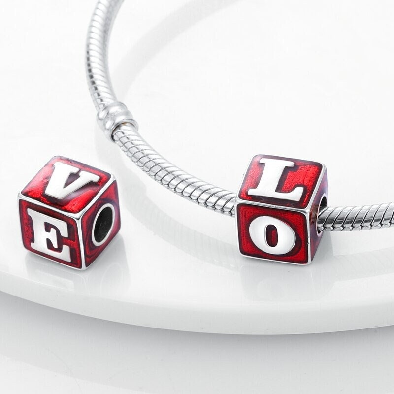 Pandora Letter E Charm, Bracelet Bead Dangle, Original, Brand New