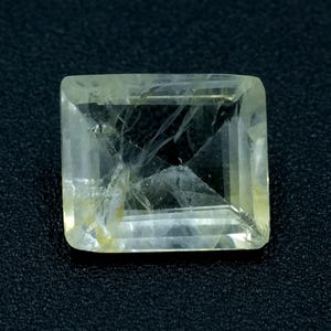 Ceylon Yellow Sapphire: 2.15 Carat Rectangular Cut Gemstone