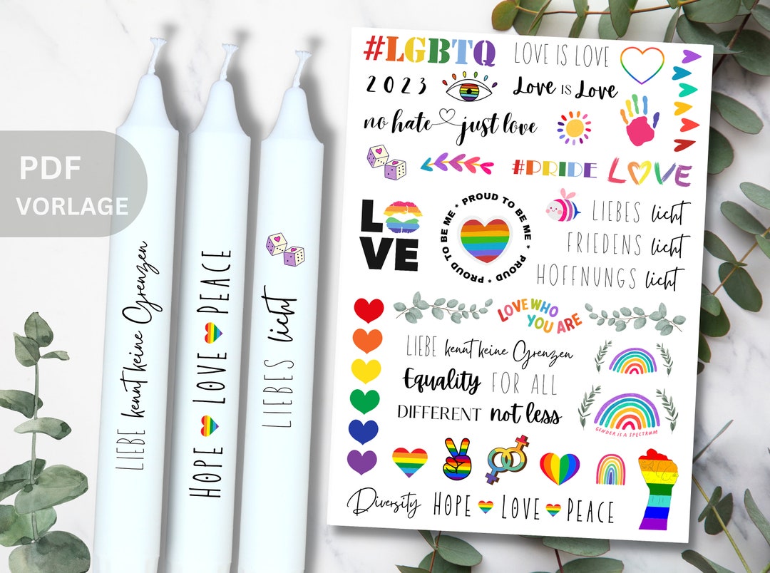 LGBTQ PDF Template Candle Tattoos Waterslide Love Diversity lgbtq-pdf-template-candle-tattoos-waterslide-love-diversity