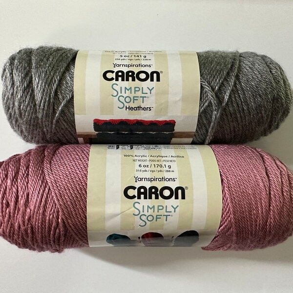 Caron Simply Soft Yarn - Destash