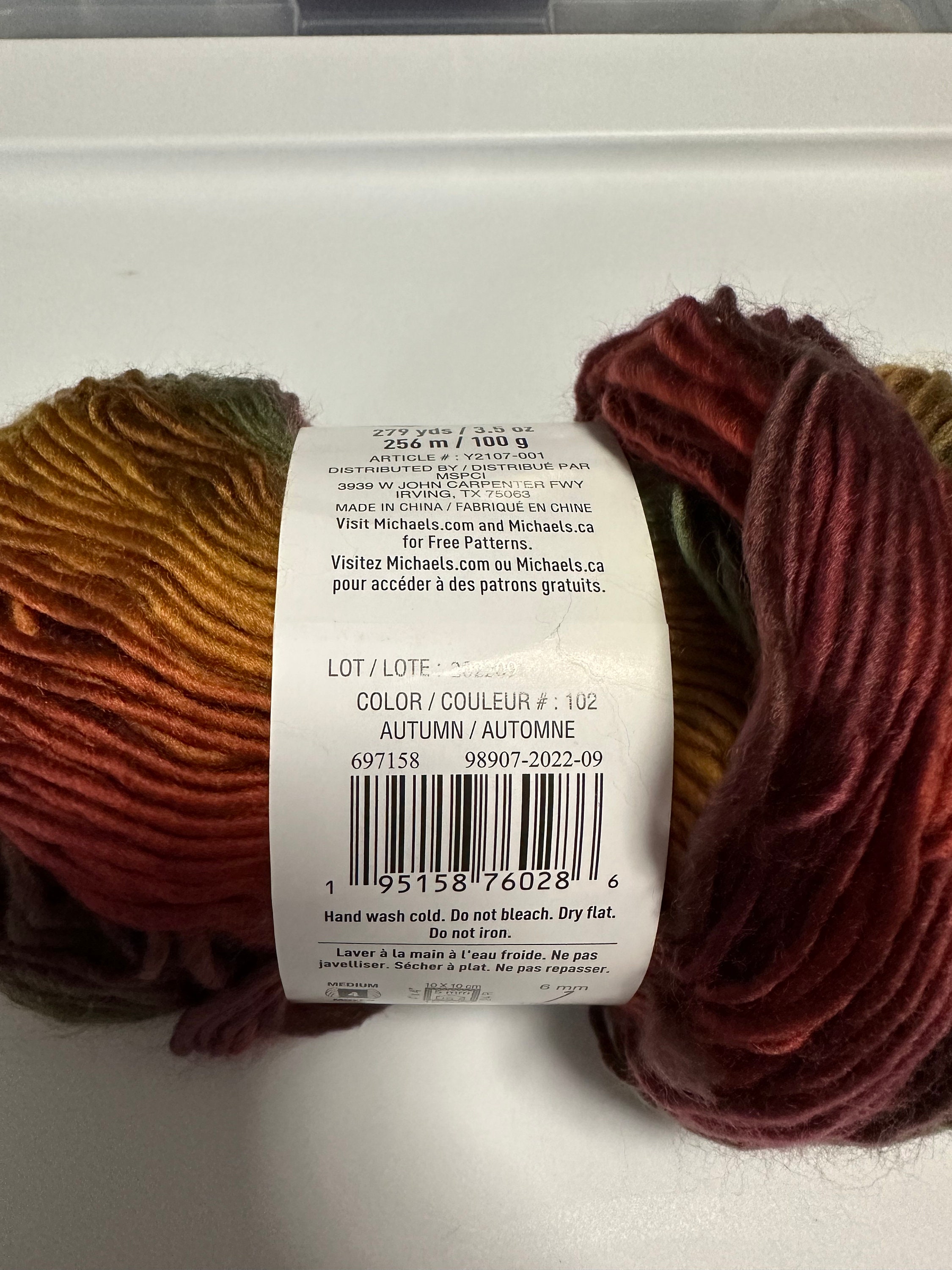 Facets yarn by loops and threads 2 destash etsy