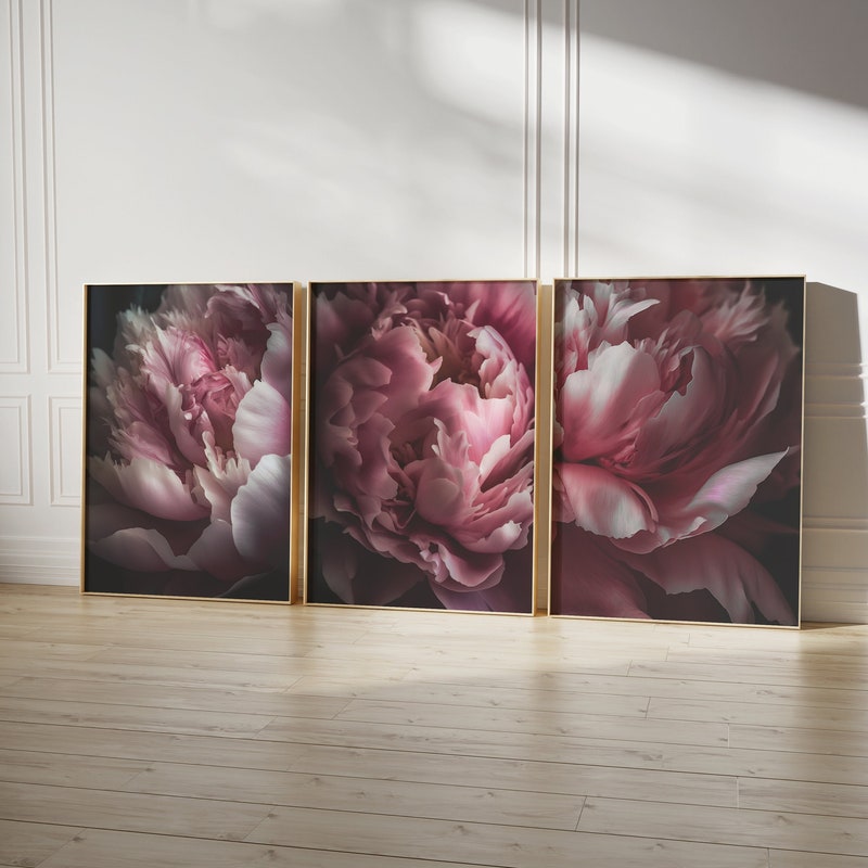 Peony Wall Decor - Etsy