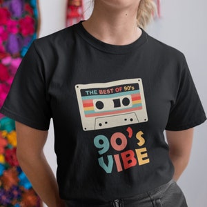 Vintage T-Shirt – Retro 90s Vibe Aesthetic Costume Party Gift Shirt – Crew  Neck Short Sleeve – HomeWix