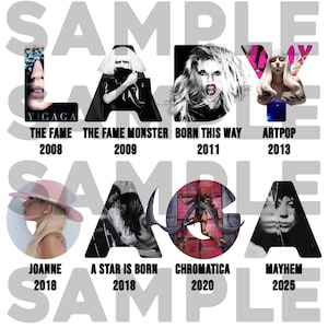 Lady Gaga Album och Namn Med Bild