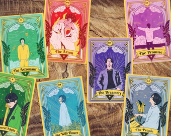 BTS Tarot Inspired Prints Digital Prints | Based on Each Member's Solo Singles | Perfect Gift for ARMY