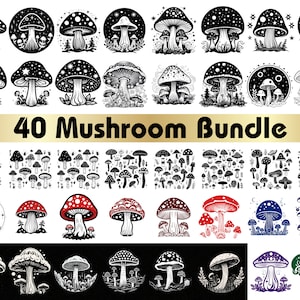 Mushroom svg, Mushroom svg bundle, Mushroom vector,Boho mushroom svg,Magic mushroom svg,Mushroom laser file,Mushroom,Mushroom png,Fungus svg