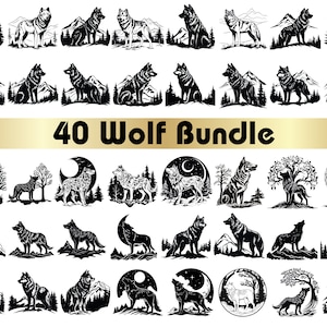 Wolf svg, Wolf svg bundle, Wolf png, Wolf clipart, Wolf head svg, Wolf silhouette, Wolf vector,Wolf svg files,Wolf cut file,Howling wolf svg