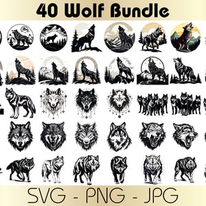 Wolf svg, Wolf svg bundle,Wolf png,Wolf clipart,Wolf cut,SVG files for cricut,Wolf head svg,Werewolf svg,Wolf howling at moon,Wolf silhouete