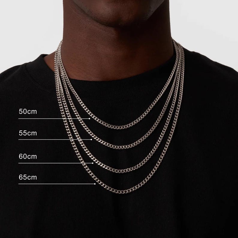 Sterling Silver Curb Chain Necklace: 2mm Tarnish-resistant Men's ...