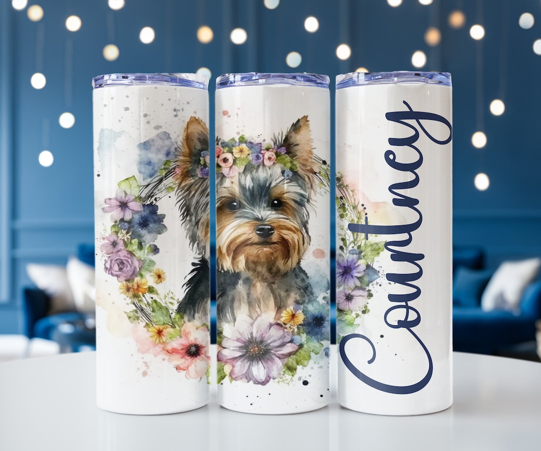 Adorable Yorkie Tumbler Perfect Gift for Dog Lovers, Yorkshire Terrier