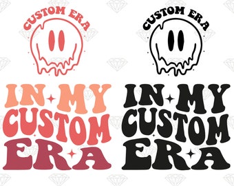 Custom 'In My Era' Groovy PNG - Retro Wavy Text T-Shirt Design (Digital Download)