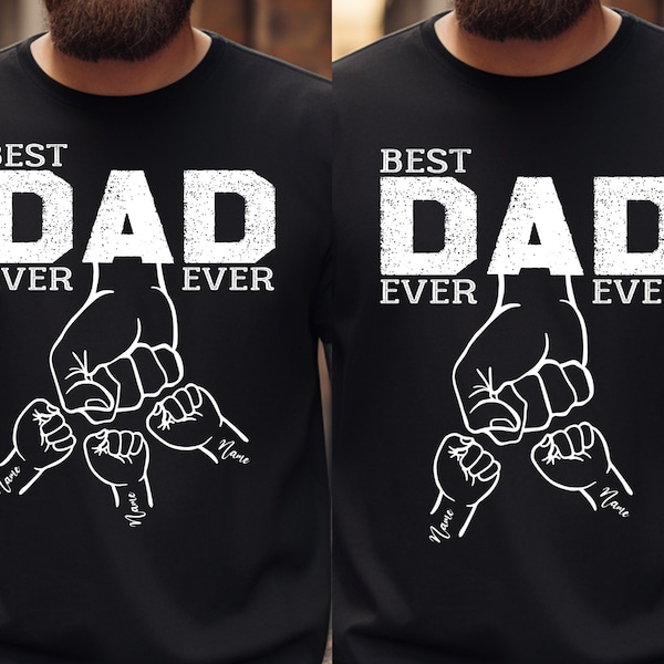 Custom Dad And Kid Hands, Best Dad Ever SVG, Father’s Day Svg, Fist Bump Set Svg, Baby Toddler Kid Dad Fist Bump, Digital Download