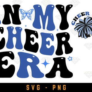 Nella mia era di cheerleader Svg Png, Era di cheerleader Svg, Mamma di cheerleader Png, Cheerleading Svg, Download di file di taglio