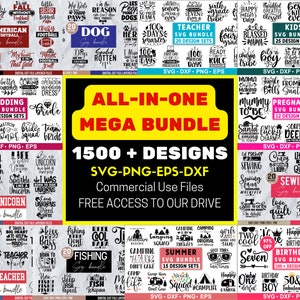 Lot de 1 500 mégapixels SVG, animaux, grossesse, sport, mariage, famille, été, designs pour enseignant