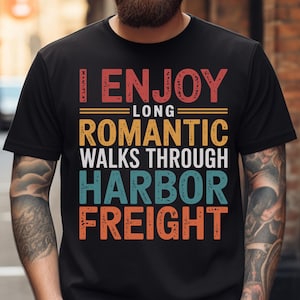 Grappige echtgenoot, ik geniet van lange romantische wandelingen door havenvracht png, grappige echtgenoot cadeau, grappige doe-het-zelver en gereedschapsliefhebber, havenvracht png