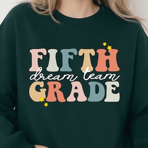 Piąta klasa Dream Team Svg, Piąta klasa Teacher Png, Nauczyciel Appreciation Png, Piąta klasa Tee, Koszulka Teacher Team, Pobieranie cyfrowe