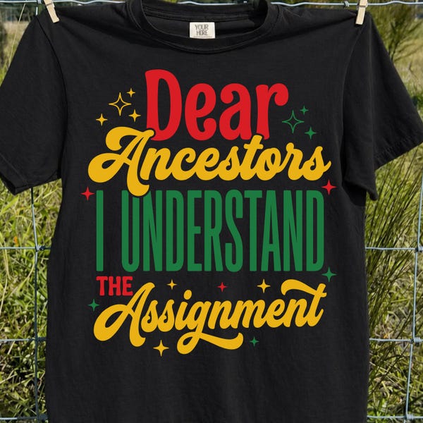 Juneteenth Dear Ancestors PNG, Black History Coquette Bow PNG, African American Png, Freedom Day Png, Melanin Pride Sublimation Design