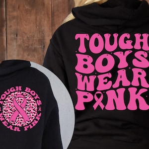 Tough Boys Wear Pink Svg, Breast Cancer Svg, Cool Pink, Breast Cancer Awareness Svg, Fight Cancer Svg, Cut File Download