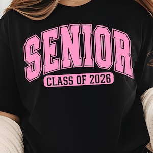 Class of 2026 Senior PNG: Graduation Design, Senior Squad (SVG File Included)