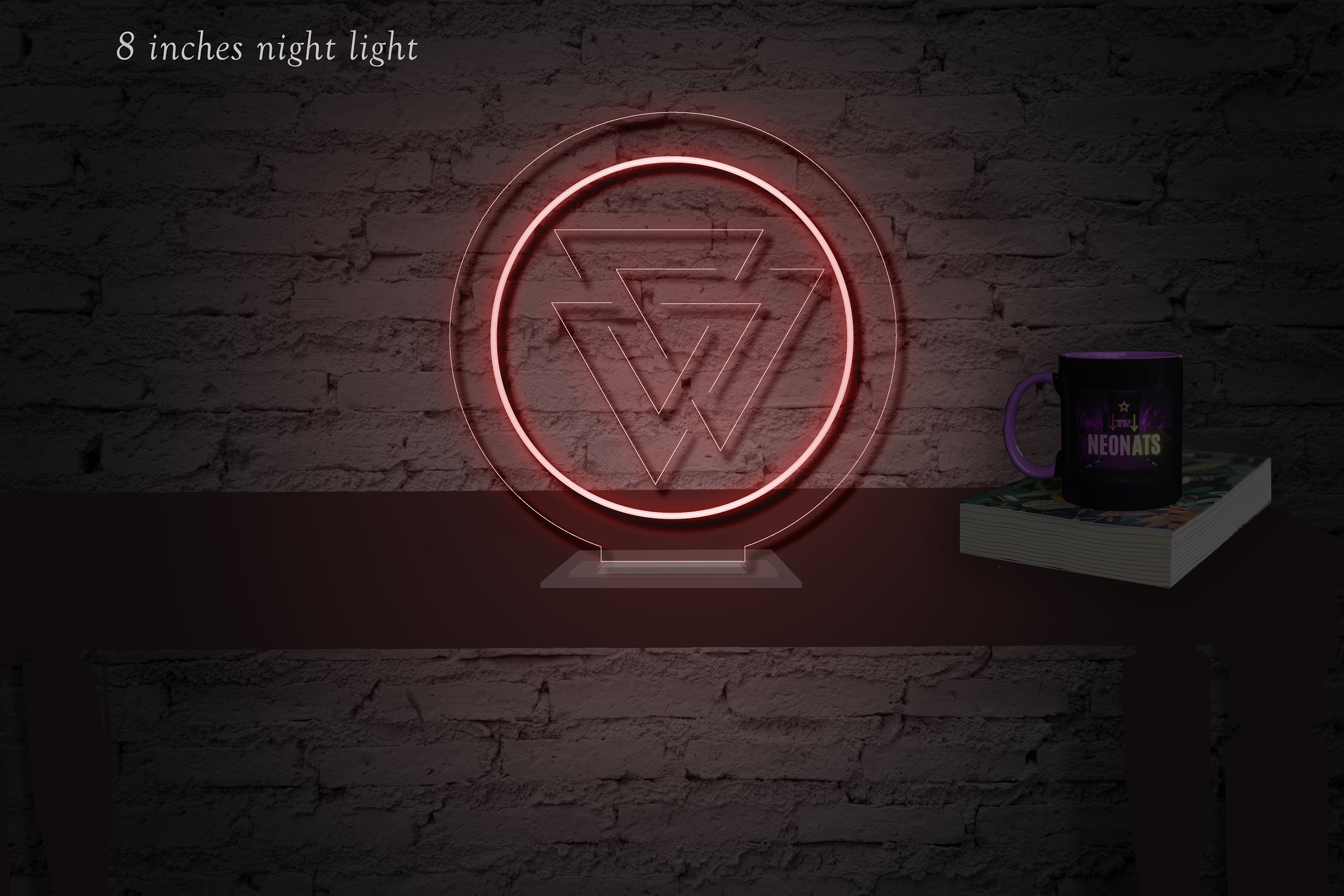 Triangle Neon Sign Neon Light Gift Custom Neon Sign Etsy