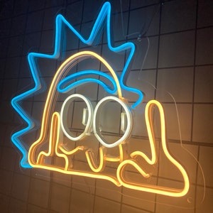 Rick and Morty Neon Sign Neon Light Gift Custom Neon Sign - Etsy