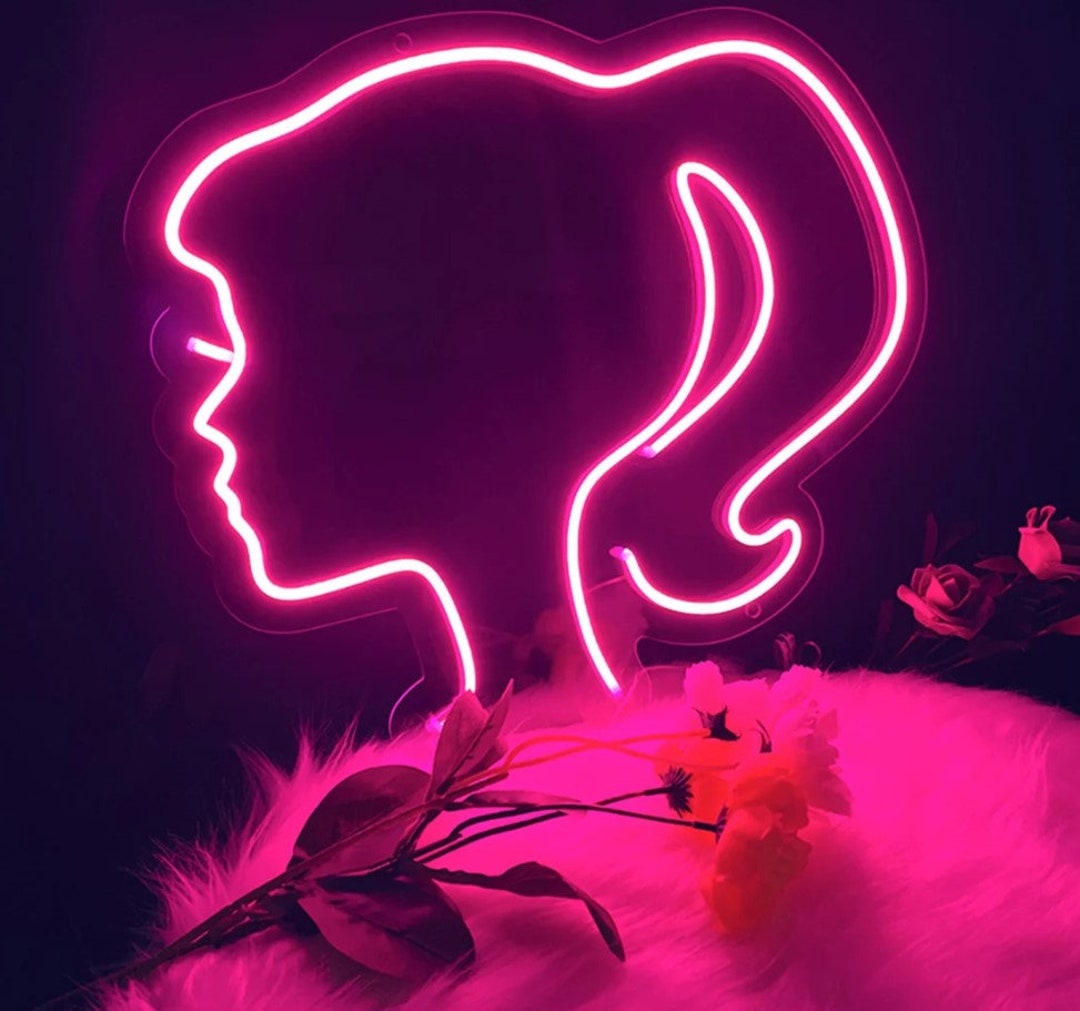 Barbie Girl Neon Sign Barbie Neon Light Gift Custom Neon Etsy Canada
