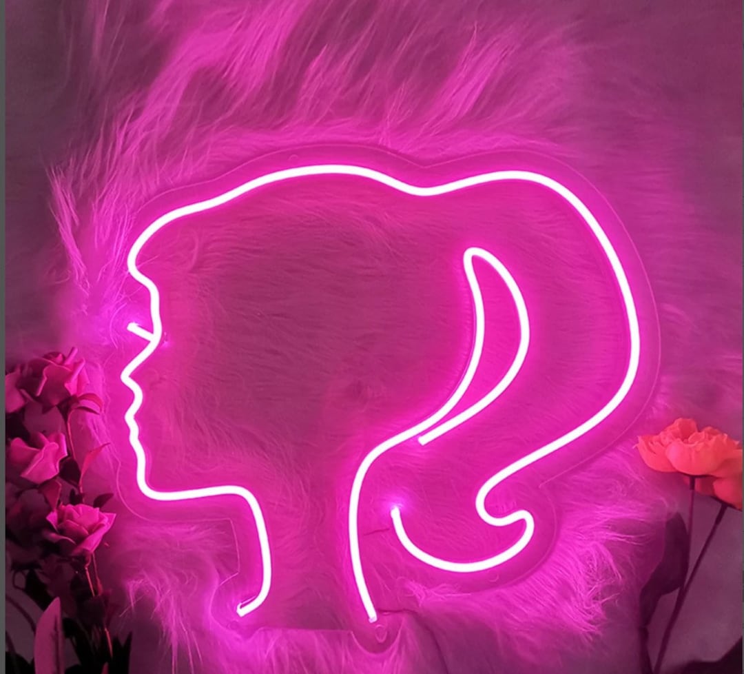 Barbie Girl Neon Sign Barbie Neon Light Gift Custom Neon Etsy